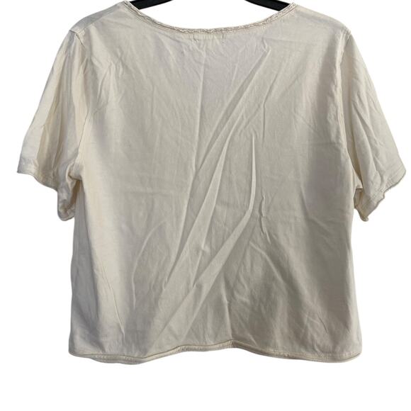 Nordstrom B.P. V Neck Crop Top Size Small - Picture 2 of 3